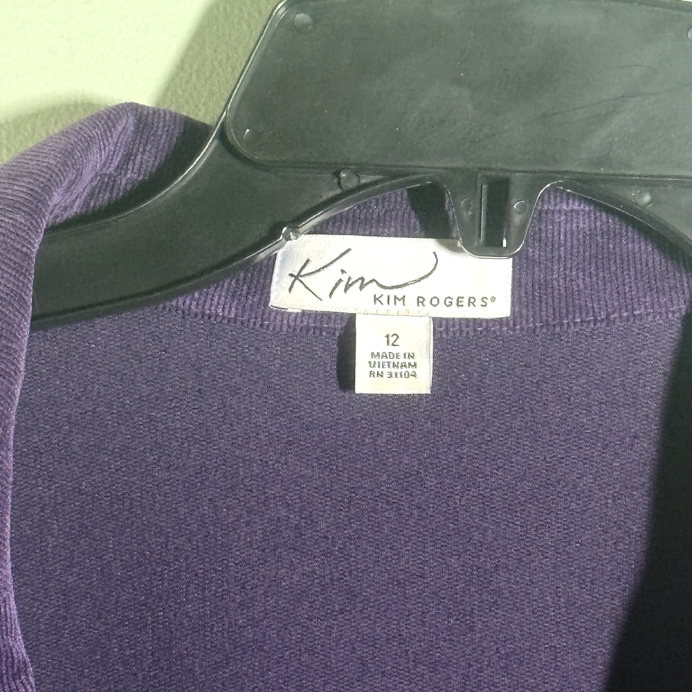 Chico's Vibrant Purple Blazer - Picture 3 of 7